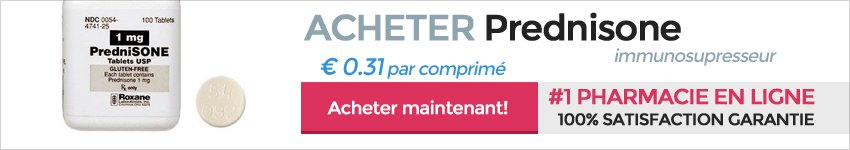 Acheter Prednisone En Ligne France